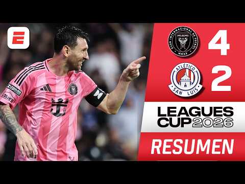 Video: DOBLETE DE MESSI e INTER MIAMI ARRASÓ con ATLÉTICO SAN LUIS