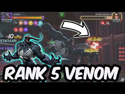 7 Star Rank 5 Venom - THE FASTEST BEYOND GOD TIER NUKE BREAKS RECORDS - Marvel Contest of Champions