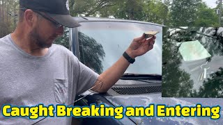 Making a tool to break in the car with no damage.