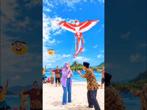 Gurabak Lomba Layang-layang Di Pantai‼️Endingnya .🤣#shortsfeed #youtubeshorts #fyp #viral #layangan