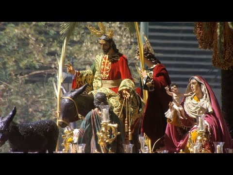 Entrando en Jerusalén (José Manuel Mena Hervás, 2016= BM {Marchas de Málaga}