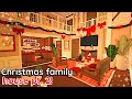Decorating My CHRISTMAS FAMILY HOUSE in Bloxburg! *Build Tutorial*