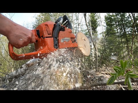 Vanha Husqvarna 346 - 45 kuutioinen 50 kuutioiseksi