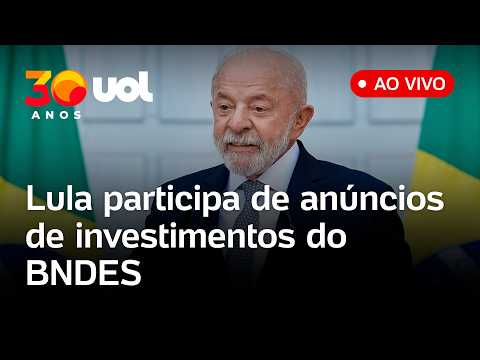 Lula participa de anúncios de investimentos para a indústria em cerimônia de aniversário do BNDES