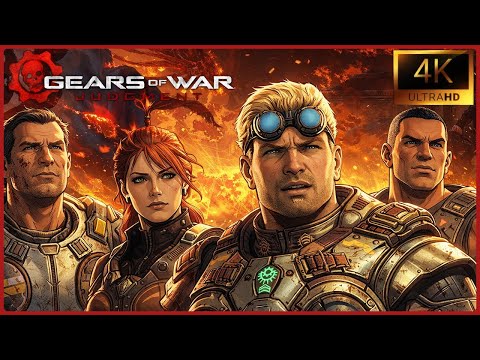 Gears of War Judgement - 4 Players Co-op Split Screen Cinematic #GearsofWarJudgement Full Game- GoWJ