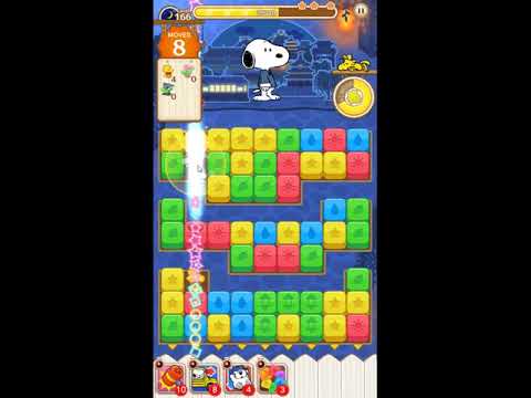 Snoopy Puzzle Journey Night Mode Level 166 - NO BOOSTERS 🐶🧩🧳 | SKILLGAMING ✔️