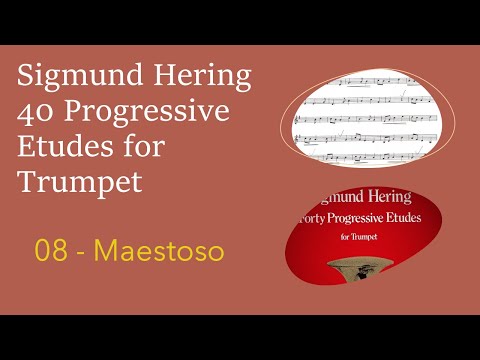 Sigmund Hering 40 Progressive Etudes for Trumpet - 08 Maestoso
