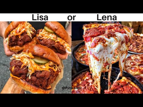 LISA OR LENA 💗 - SWEETS & SNACKS & TASTY FOOD - PART 3 @helena035