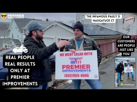 Solar Progress Report w/ Pauly D in Naugatuck, CT | Premier Improvements Solar