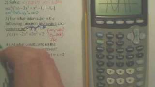 Concavity on Calculator