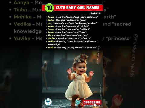 Trending baby girl names 2025 | Modern Baby Girl Names with Meanings | Trending in 2025