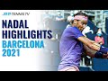 Rafael Nadal Amazing Highlight Reel in Title Run | Barcelona 2021
