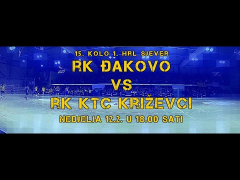 1 HRL SJEVER muški  RK Đakovo : RK KTC Križevci