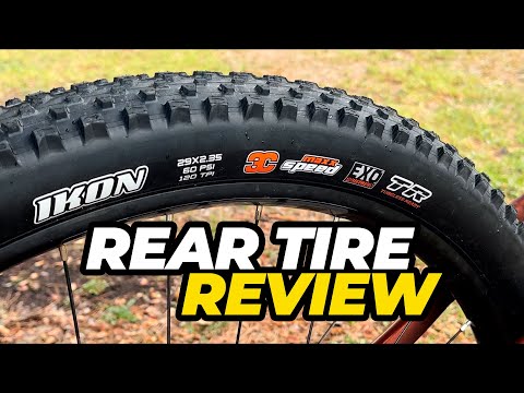Maxxis Ikon Tire Review as a Rear Tire for XC Cross Country Riding/Racing MTB FAST Rolling + Grippy