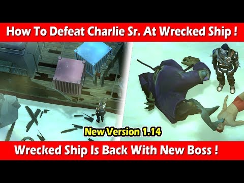 How To Defeat "Charlie Sr." Boss At Wrecked Ship In 1.14 ! Last Day On Earth Survival Video