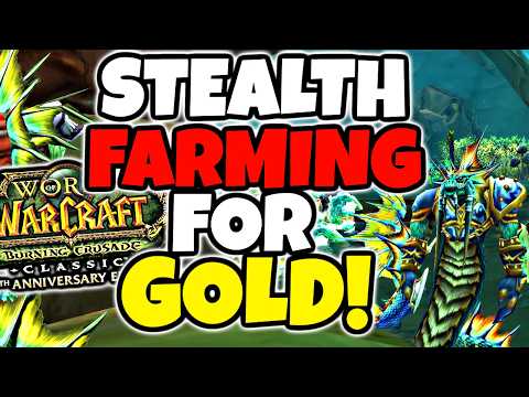 How To Stealth Farm For Gold in TBC Anniversary As A ROGUE (Steamvaults Stealth Farming)