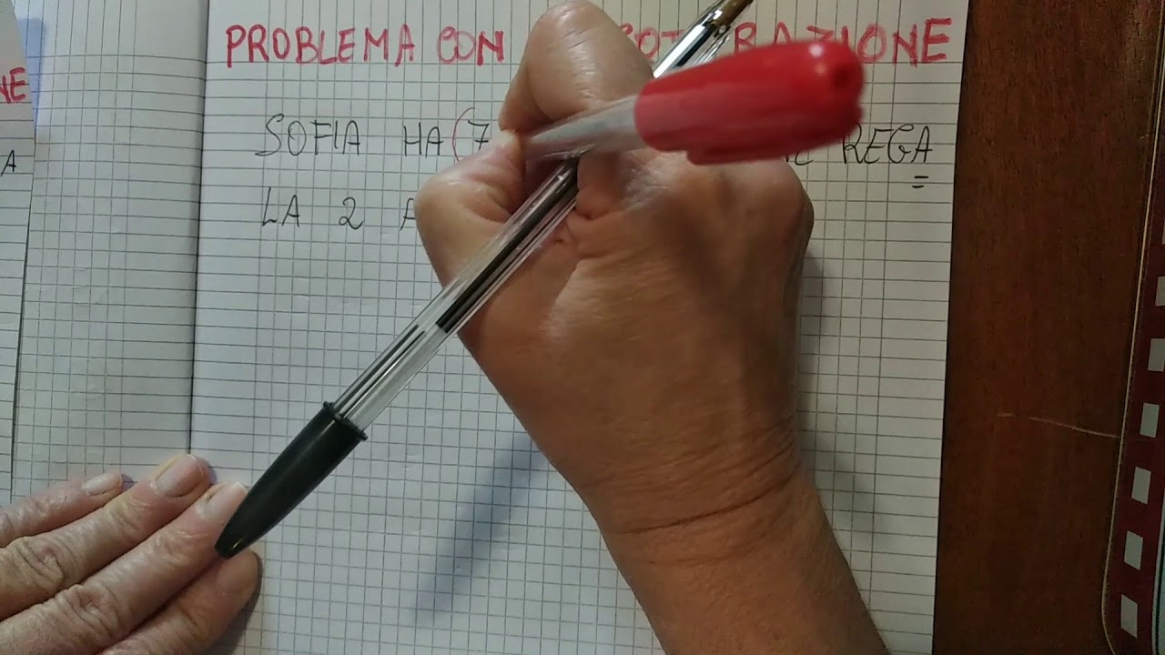 Problemi con la sottrazione classe prima