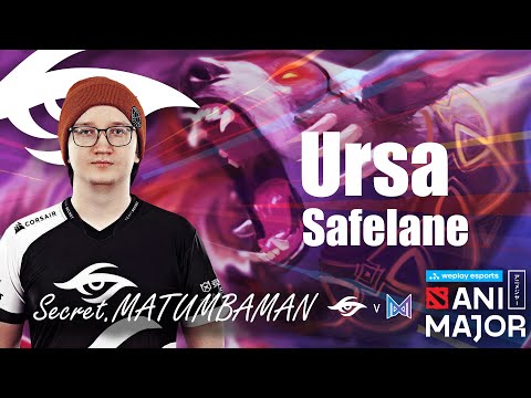 SECRET vs NIGMA | MATU URSA SUPER BROKEN | KYIV ANIMAJOR 2021 | DPC PLAYER'S PERSPECTIVE