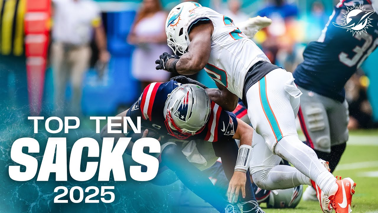 Dolphins Top 10 Sacks | 2025 NFL Season