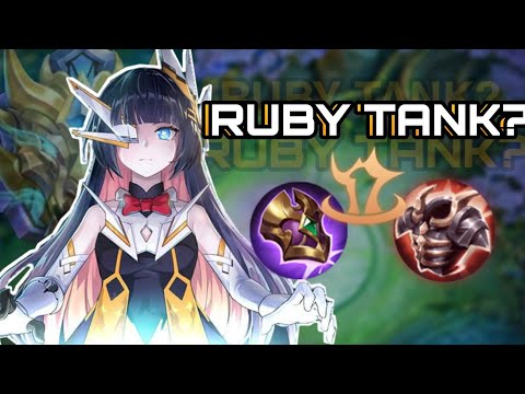 WHEN A EXP MAIN USER RUBY SWITCH INTO TANK/ROAM | SOLO RUBY GAMEPLAY | ikanji | MOBILE LEGENDS