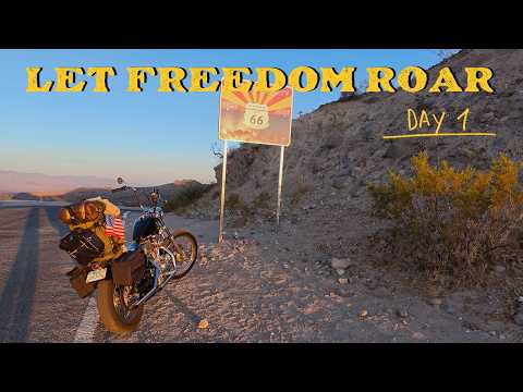 A Solo Moto Camping trip celebrating 250 years of America on the road | Day 1
