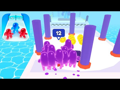 Join Blob Clash 3D - All Levels Gameplay Android, iOS