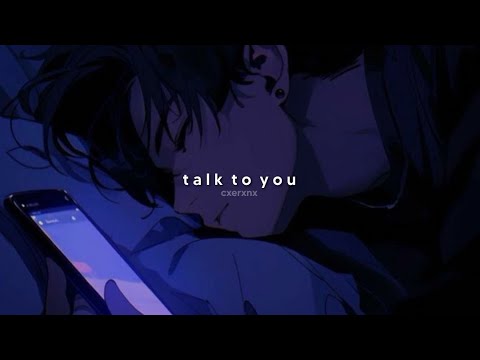 carter ryan - talk to you (slowed + reverb)