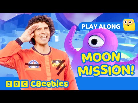 Andy Day Moon Mission Adventure | Space Exploration Fun for Kids!  🚀🌝 | CBeebies
