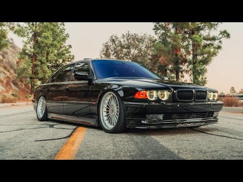BMW E38 740il 7 Series on  Air Lift 20" Alpina Classic C95 "Softline" Wheels