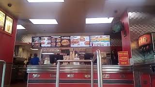 at Hardee's picking up doordash