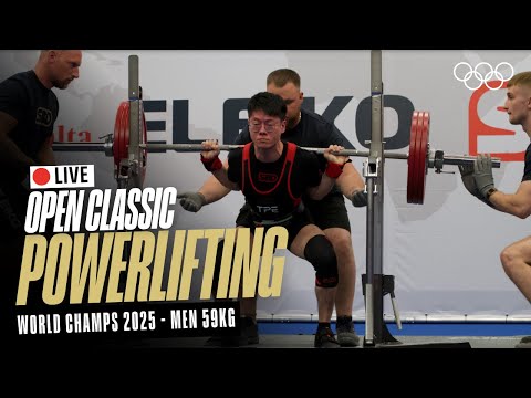 🔴 LIVE Powerlifting | Men's 59kg | World Classic Open Championships | Chemnitz