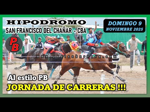 CARRERAS EN HIPODROMO MUNICIPAL SAN FRANCISCO DEL CHAÑAR - CORDOBA (09-11-2025)
