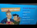 PBS Kids Ryan T Happy Birthday Menu