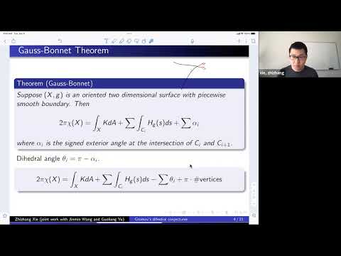 Zhizhang Xie: On Gromov’s Dihedral extremality and rigidity conjectures