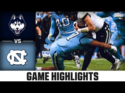 UConn vs. North Carolina Game Highlights | 2024 ACC Football