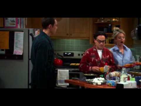 Big Bang Theory - Penny making french toast on oatmeal day