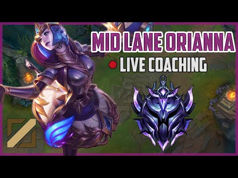 Live Coaching Midlane Orianna Diamond 4 | GIVEAWAY WINNER