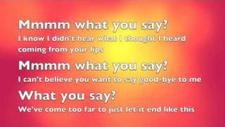 Chipmunk style-What you say (loon ft. Christopher, with lyrics)