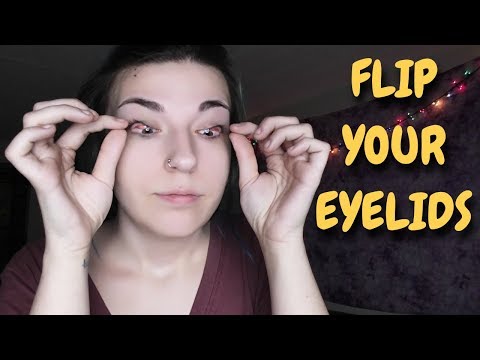how to flip your eyelids inside out 👀