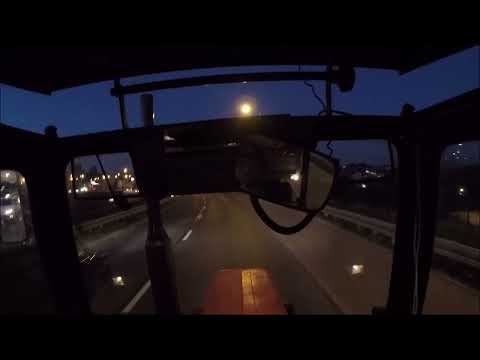 Corn transport through the eyes of the driver. C360 in transport vs. 11t