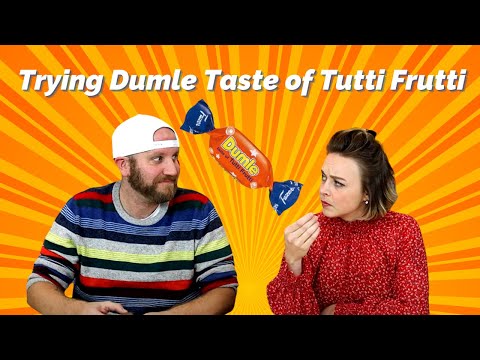 Testing Dumle Taste of Tutti Frutti - American Try Swedish Candy