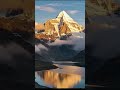 It is the guide of the soul and an immortal miracle between heaven and earth.🙏#kailash  #mountains