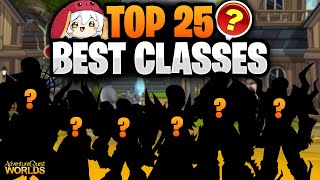 Top 25 Best AQW Classes Voted by the Community!