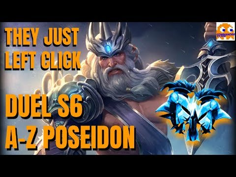 SMITE Season 6 Duel A-Z: POSEIDON | THEY LITERALLY JUST HELD LEFT CLICK!