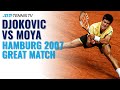 Novak Djokovic vs Carlos Moya: Hamburg 2007 Quarter-Final | Classic Tennis Highlights