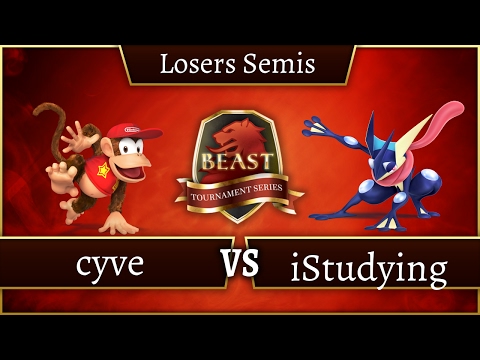BEAST 7 - cyve (Bayonetta,Diddy) Vs. iStudying (Greninja) - Losers Final - Smash 4 Singles