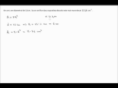The circle, simple solved exercises (7i56)