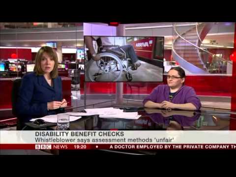 Lisa Egan on BBC News on #Atos Work Capability Assessments