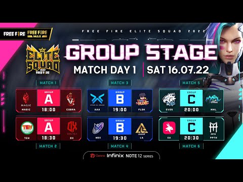 🔴LIVE [D1] Free Fire Elite Squad 2022 : Group Stage