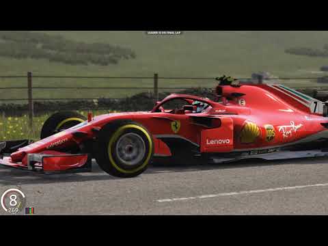 Ferrari f1 2018 vs Lamborghini Gallardo LP7777 SL Quad Turbo - HighLands